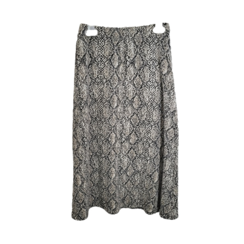 Zara python Aline sweater skirt